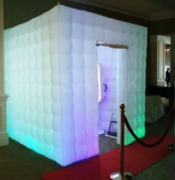 Modern Inflatable LED Photo Booth with Props