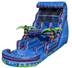 18 ft Wave Runner Double Lane Water Slide