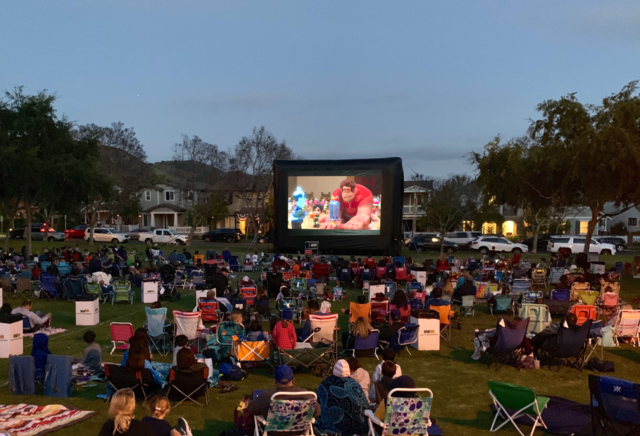 Movie Night Outdoor Movie Temecula Movie Screen Rental Murrieta