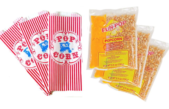 Popcorn Supplies - 50 Servings