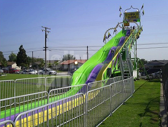 100 feet long Carnival fun slide rental available Big Round Wheel