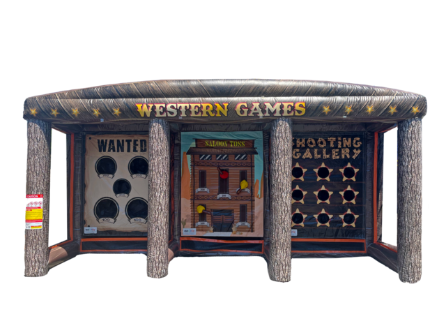 3-in-1 Western Game Booth 