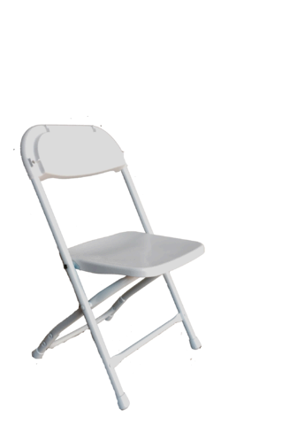 Kids White Folding Chairs