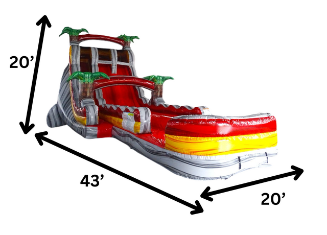 20' Fire Island Slide (Dual Lane)