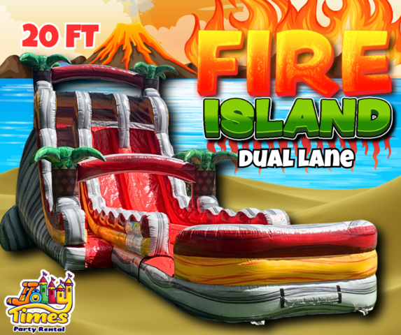 20' Fire Island Slide (Dual Lane)