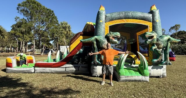Dino Bouncer Slide