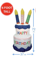 6’ Birthday Cake