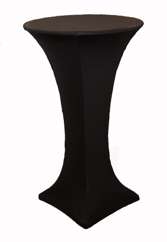 Cocktail table spandex - black