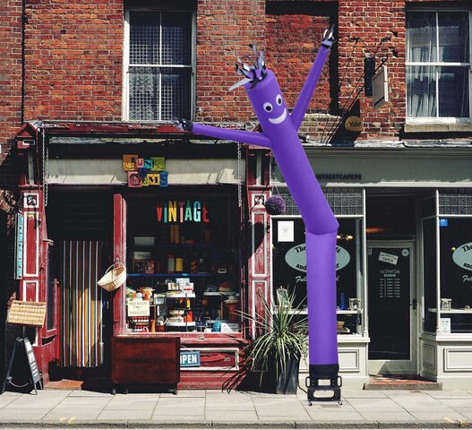 20' purple tube man