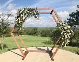 Hexagon Wedding Arch