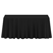 90"x156" Black poly (for 8' Banquets)