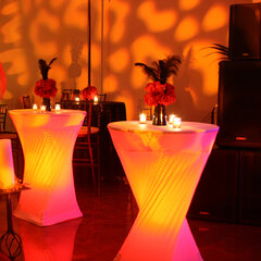 Tables: Lighted Cocktail table