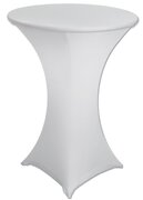 cocktail table spandex- white