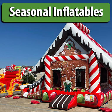 Seasonal inflatble bonuce rentals cat