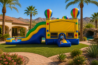 Hot Air Balloon Bounce 4 in 1 combo
