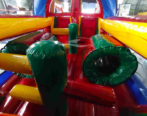 46' Mega Marble inflatable obstacle course rental in Louisburg NC