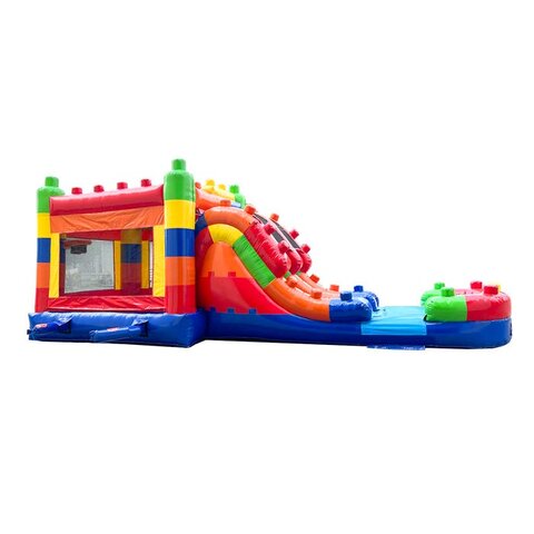 Building Block water combo inflatable with basketball hoop in Youngsville, NC