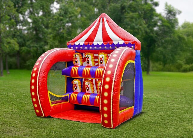 Down A Clown carnival game inflatable rental in Knightdale NC