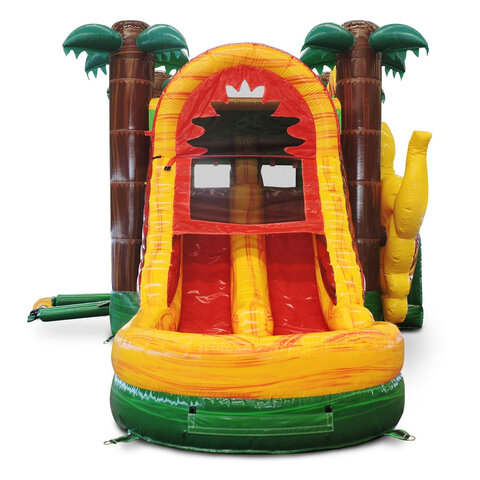 Jurassic dual-lane dry inflatable combo in Wake Forest, NC