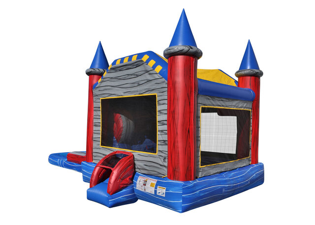 Fairy tale water combo inflatable setup in Zebulon, NC