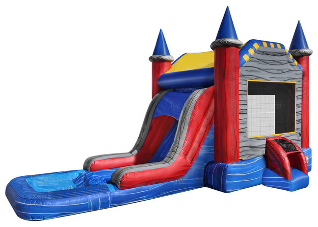 Enchanted Castle inflatable combo bounce house rental in Louisburg, NC