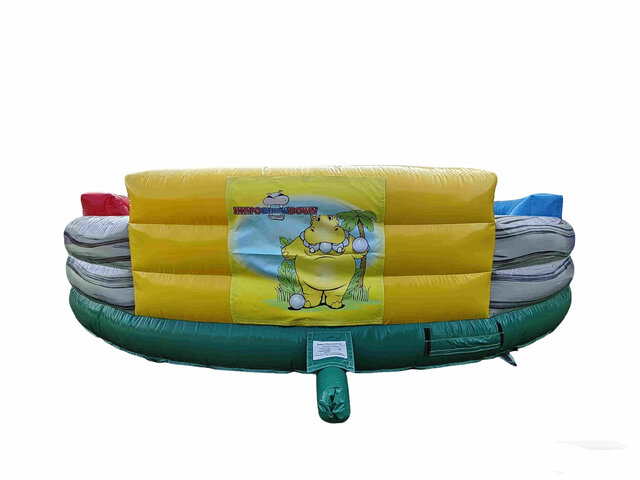 Hippo Chow Down competitive inflatable rental in Youngsville NC
