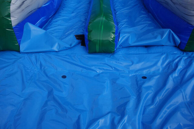Jungle-themed inflatable water slide combo in Youngsville, NC