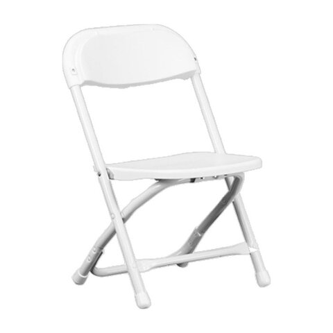 Kids white folding chairs for parties Durham NC