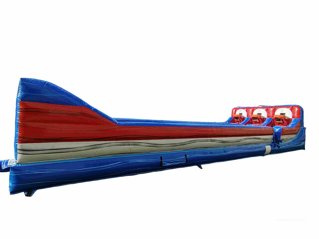 Triple Lane Mega Bungee Run Louisburg NC – bungee basketball race inflatable