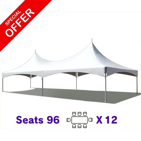 20x40 High Peak Tent Package Rectangular