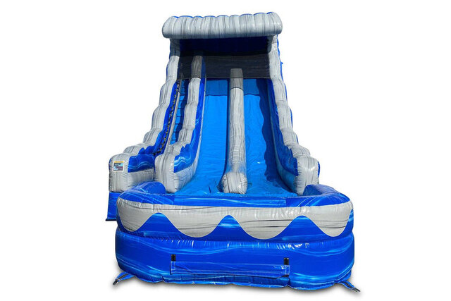 20ft Tidal Wave Dual Wet Slide