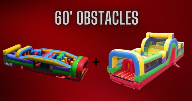 60' Retro Obstacle Course