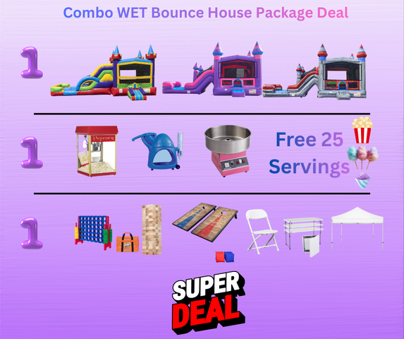 Combo Wet Bounce House Package