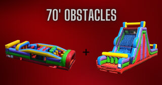 70' Retro Obstacle Course