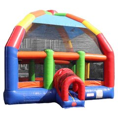 Giant Rainbow Bounce House