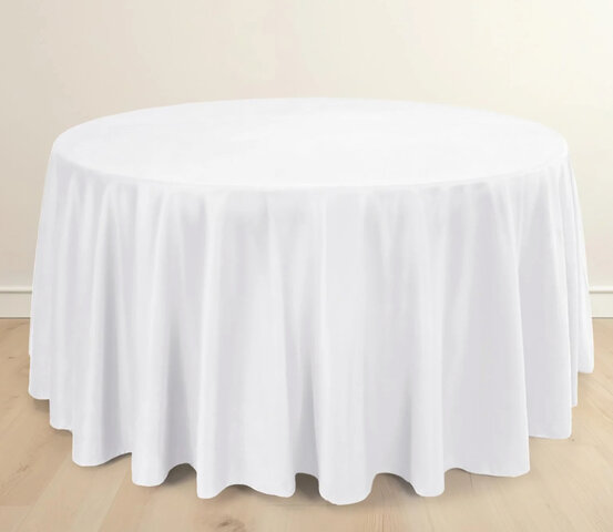 White Round Table Cloths