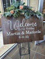 36x24 Custom Wedding / Party Welcome Sign