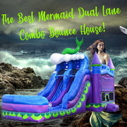 XL Epic Mermaid Dual Lane Combo Wet/Dry Slide