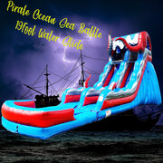 Ocean Pirate Sea Battle 19 Ft Extreme Water Slide