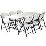 6ft Table & Chairs Package Deal