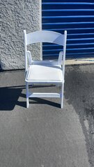 White Resin Chairs 