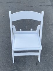 White Kids Resin Chairs 