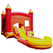 Bounce House Wet Or Dry Slide & Basketball Hoop