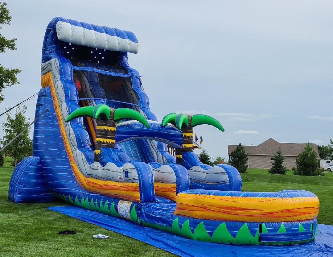 Big Inflatable Water Slides for Festivals and Events - Huge