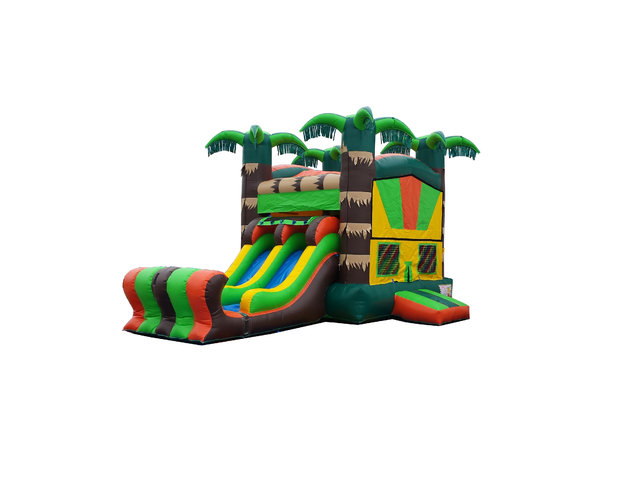 Tropical Jungle Bounce N Slide (Dry)