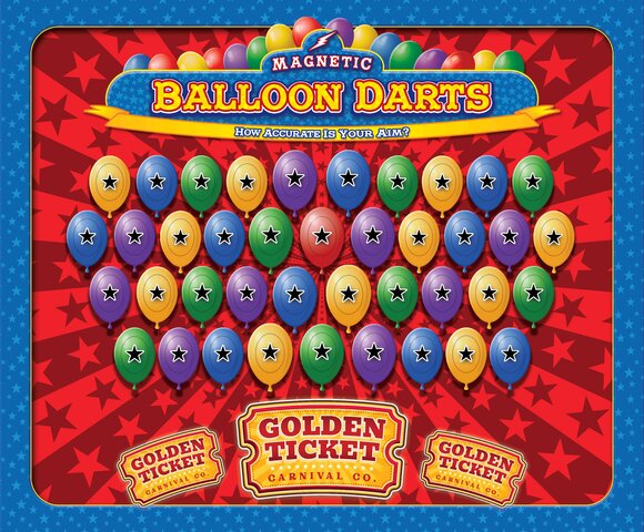 Magnetic Balloon Toss Carnival Game