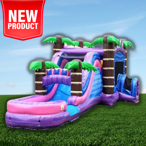 MEGA Tropical Oasis Bounce N Slide (Dry)