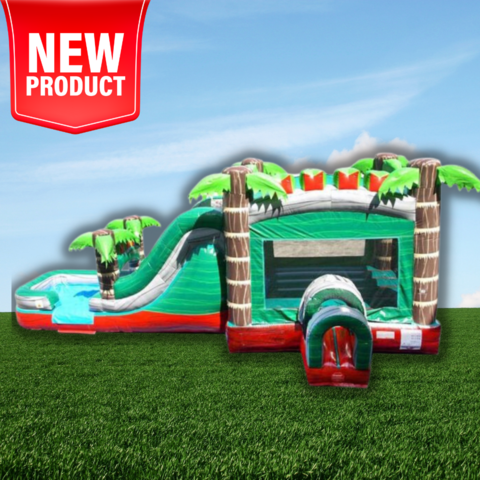 MEGA Tropical Safari Bounce N Slide (Wet)