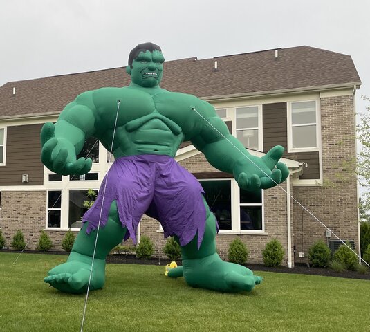 20 Ft. Giant Incredible Hulk Marvel Superhero Inflatable 