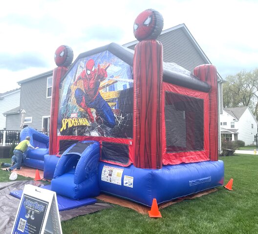 Spiderman Marvel Superhero Bounce House Slide Combo Dry